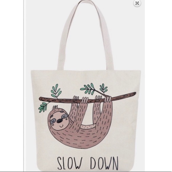 🔥🆕 Slow Down Tote Bag - Picture 2 of 3